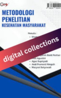 Image of Metodologi Penelitian Kesehatan Masyarakat
